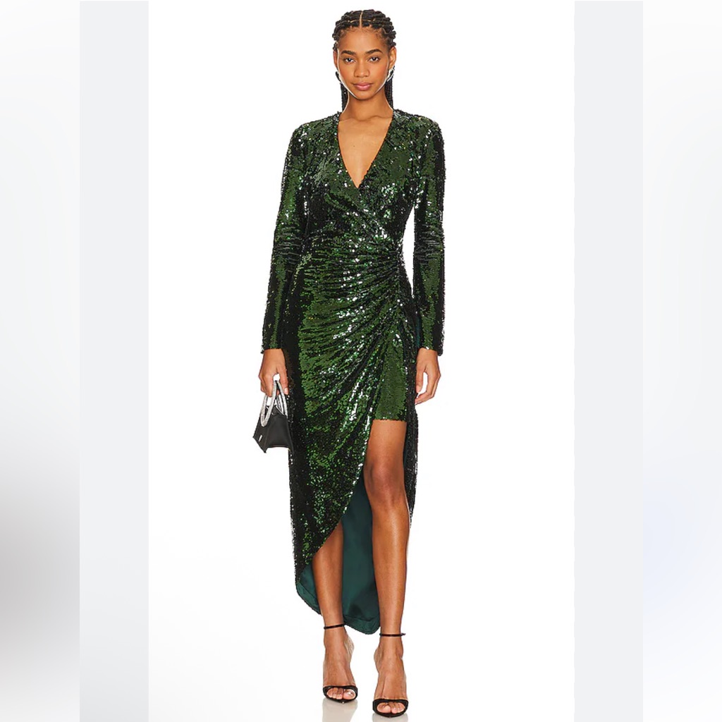New! Jonathan Simkhai Green Sequin Dress